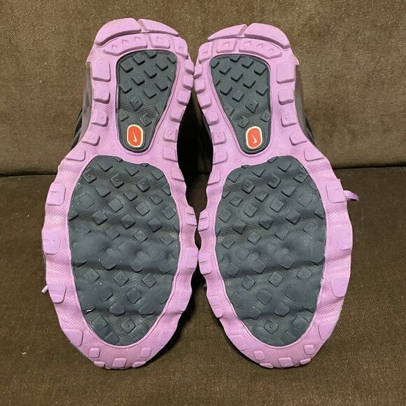 Very Good Nike Air Max 2009 Vintage Black Grape Womens 7 US 5.5 Y GS 38 EUR - Picture 7 of 8